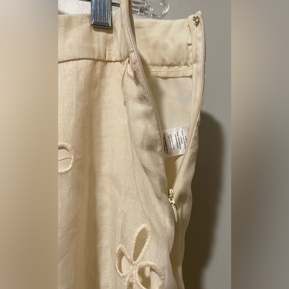 Lulu's Elif Cream Eyelet Embroidered High-Rise Pants - Picture 9 of 13